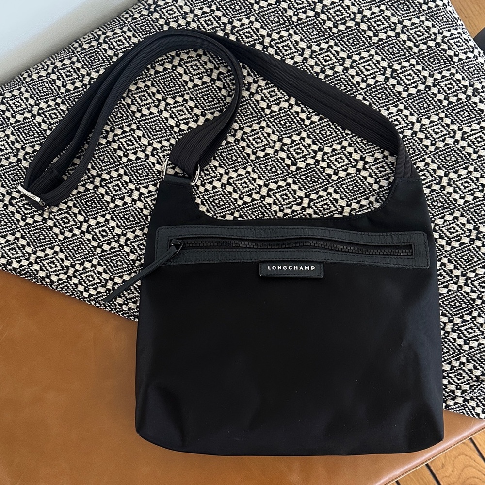 Longchamp Black Crossbody Shoulder Bag